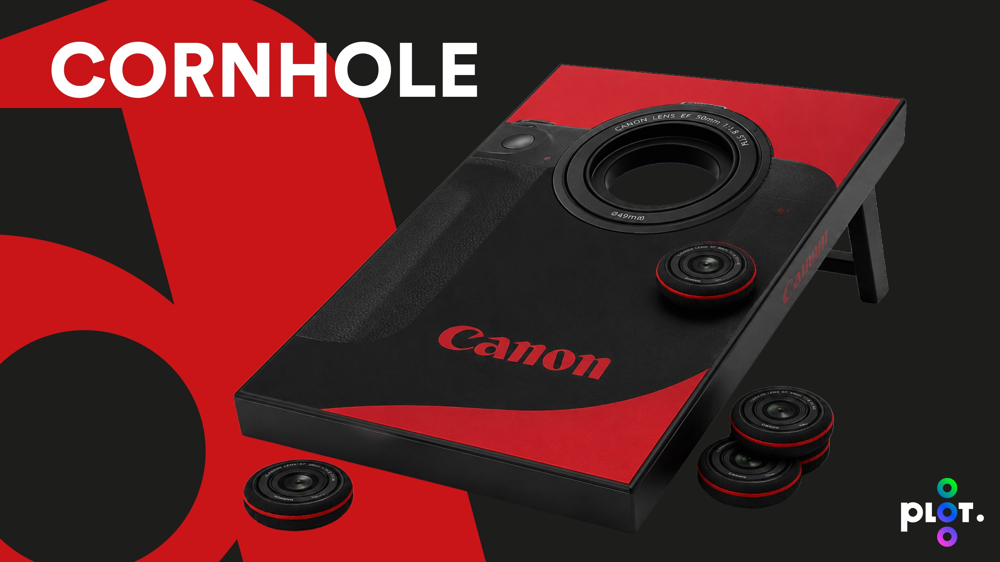 Canon Cornhole — branded activation